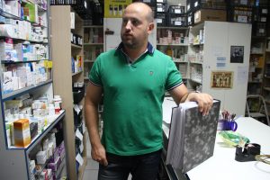 Christos in der Apotheke der Klinik